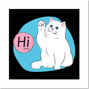 Cat_Hi Posters and Art